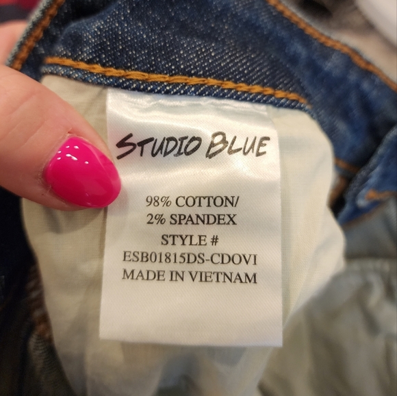 NWT Studio Blue highrise medium darkwash stretch jeans. Size 28. Stitch Fix - Picture 15 of 16